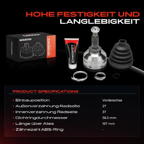 Frankberg 1x Antriebswelle Gelenksatz Vorderachse f r Nissan Primastar X83 Renault Laguna Espace Bild Frankberg 1x Antriebswelle Gelenksatz Vorderachse f r Nissan Primastar X83 Renault Laguna Espace