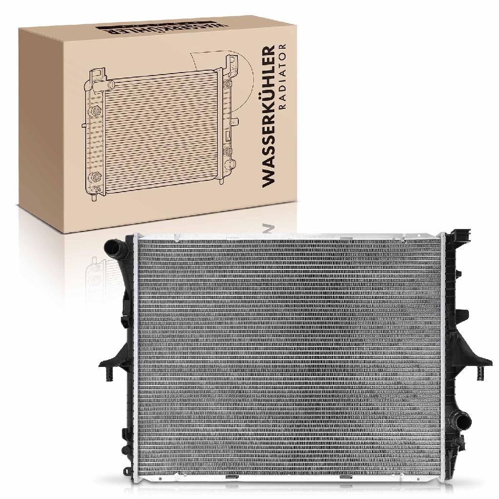 Frankberg 1x Kühler Wasserkühler Motorkühler für VW Touareg Audi Q7 4L Porsche Cayenne 9PA 7L