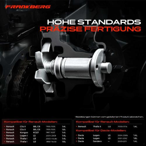 1x Wasserpumpe Kühlwasserpumpe für Renault Clio II Logan Megane Thalia Dacia Logan Sandero 1.4L 1.6L Bild 1x Wasserpumpe Kühlwasserpumpe für Renault Clio II Logan Megane Thalia Dacia Logan Sandero 1.4L 1.6L