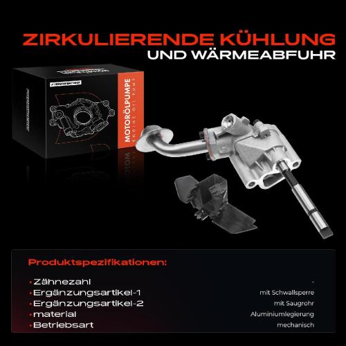 1x Ölpumpe für VW Golf II III Jetta II Polo Passat Vento Seat Ibiza Bild 1x Ölpumpe für VW Golf II III Jetta II Polo Passat Vento Seat Ibiza