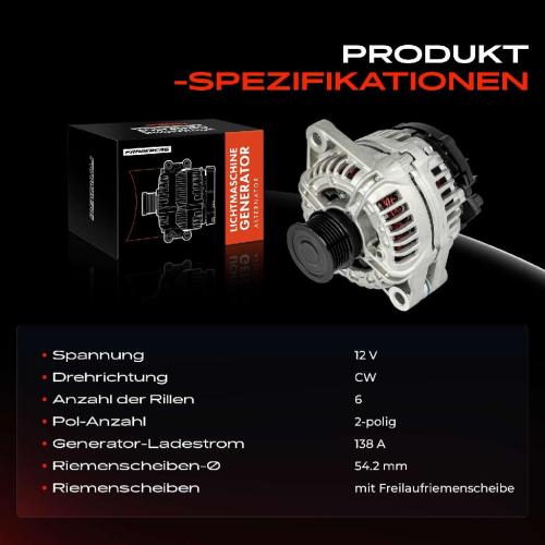 1x Lichtmaschine Generator für Opel Astra H A04 Vectra C Z02 Signum Saab 9-3 Bild 1x Lichtmaschine Generator für Opel Astra H A04 Vectra C Z02 Signum Saab 9-3