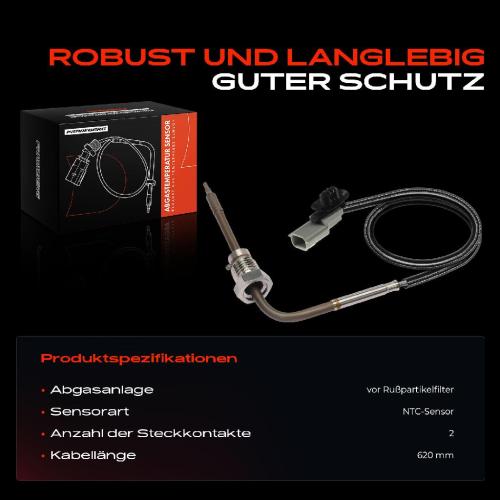 1x Abgastemperatursensor für Mercedes-Benz Nissan Opel Renault 1.5L 1.6L 2009-2020 Bild 1x Abgastemperatursensor für Mercedes-Benz Nissan Opel Renault 1.5L 1.6L 2009-2020