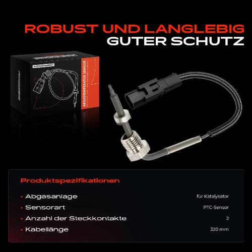 Frankberg 1x Abgastemperatursensor für Hyundai i30 Kona Tucson KIA Ceed Sportage Xceed 1.6L Bild Frankberg 1x Abgastemperatursensor für Hyundai i30 Kona Tucson KIA Ceed Sportage Xceed 1.6L