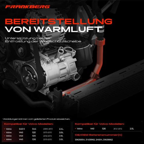 1x Heizungsschlauch Schlauch Wärmetauscher-Heizung für Volvo S40 II 544 V40 526 525 Bild 1x Heizungsschlauch Schlauch Wärmetauscher-Heizung für Volvo S40 II 544 V40 526 525
