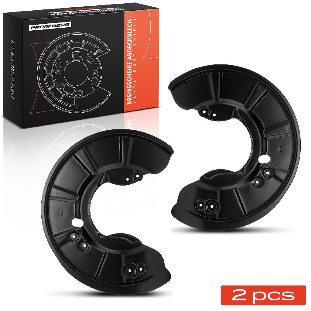 2x Ankerblech Bremsscheibe Vorderachse Beidseitig für Tesla Model 5YJS Model X 5YJX 60D P90D