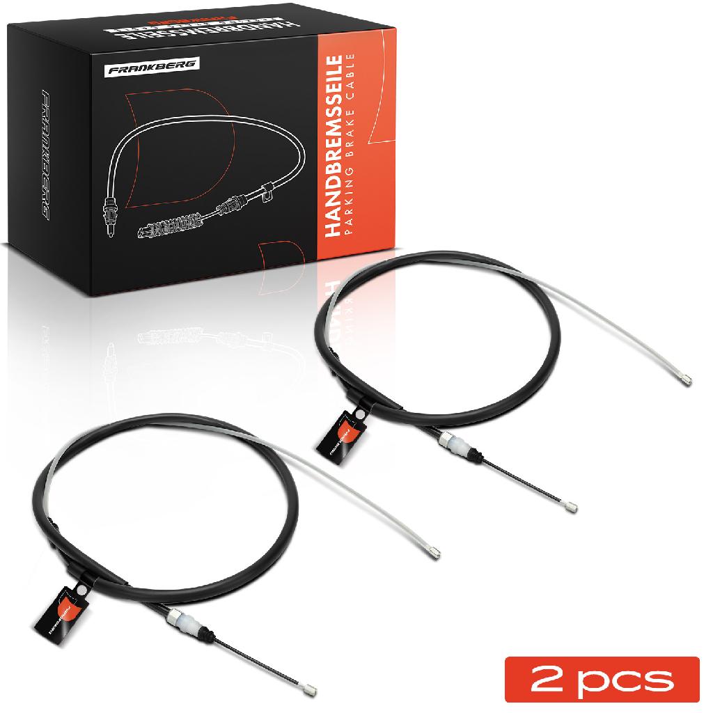 2x Seilzug Feststellbremse Hinterachse beidseitig für Citroën C3 SX Peugeot 207 208