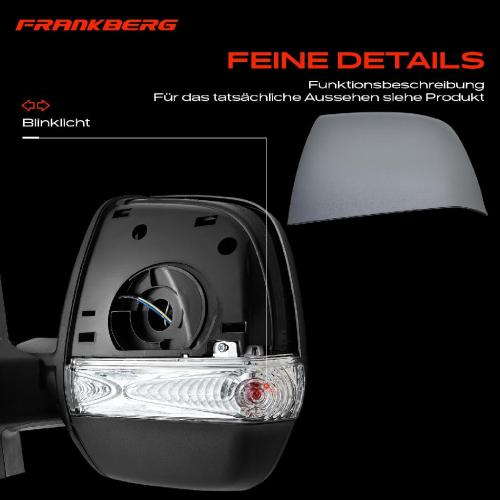 Frankberg 1x Außenspiegel Links für Fiat Doblo Cargo 263 1.2L 1.4L 1.6L 2.0L Bj ab 2010 Bild Frankberg 1x Außenspiegel Links für Fiat Doblo Cargo 263 1.2L 1.4L 1.6L 2.0L Bj ab 2010