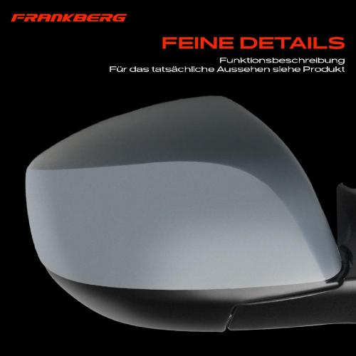 Frankberg 1x Außenspiegel Rechts für Opel Suzuki Agila (B) Splash H08 EX 1.0L 1.2L Bj ab 2008 Bild Frankberg 1x Außenspiegel Rechts für Opel Suzuki Agila (B) Splash H08 EX 1.0L 1.2L Bj ab 2008