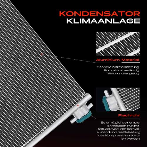 Frankberg 1x Kondensator Klimaanlage für Renault Logan I LS KS B8 Clio IV BH KH Dacia Lodgy Bild Frankberg 1x Kondensator Klimaanlage für Renault Logan I LS KS B8 Clio IV BH KH Dacia Lodgy