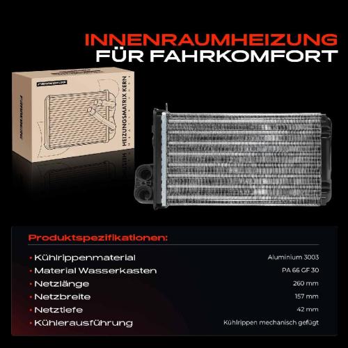 1x Wärmetauscher Innenraumheizung für Renault Megane Scenic Van MPV Bild 1x Wärmetauscher Innenraumheizung für Renault Megane Scenic Van MPV