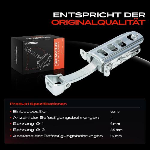 1x Türfeststeller Türfangband Türstopper Vorne für Mercedes-Benz Sprinter 3,5-T Bus Kasten B906 Bild 1x Türfeststeller Türfangband Türstopper Vorne für Mercedes-Benz Sprinter 3,5-T Bus Kasten B906