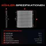 1x Kühler Wasserkühler Motorkühler für Nissan Micra Note 1.2L-1.6L