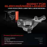 1x Achsschenkel Radaufhängung Vorderachse Rechts für Dodge Caliber Jeep Compass Patriot