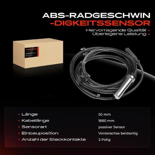 1x ABS Sensor Hinterachse beidseitig für Land Rover Defender Cabrio Pick-up Station Wagon 2.2L 2.4L 2006-2016 Bild 1x ABS Sensor Hinterachse beidseitig für Land Rover Defender Cabrio Pick-up Station Wagon 2.2L 2.4L 2006-2016