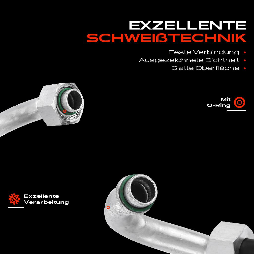 1x Niederdruckleitung Klimaanlage für Audi A4 8D B5 A6 4B C5 VW Passat 3B2 3B3