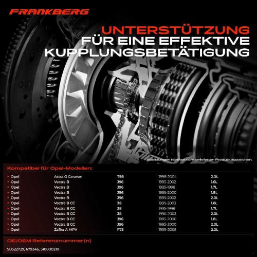 1x Zentralausrücker Kupplung für Opel Astra G Vectra B CC Caravan Bild 1x Zentralausrücker Kupplung für Opel Astra G Vectra B CC Caravan