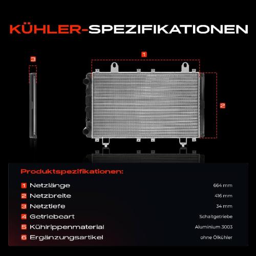 Frankberg 1x Kühler Wasserkühler Motorkühler für Fiat Ducato Peugeot Citroën Bild Frankberg 1x Kühler Wasserkühler Motorkühler für Fiat Ducato Peugeot Citroën