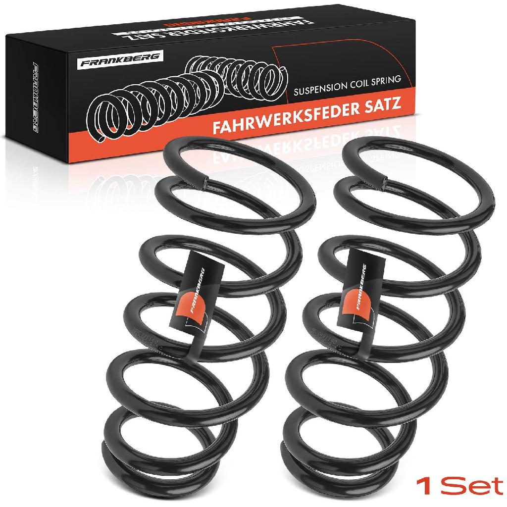 Frankberg 2x Fahrwerksfeder Hinterachse für Honda Accord VII Tourer CM CN 2.0L 2.2L 2.4L 2003-2008