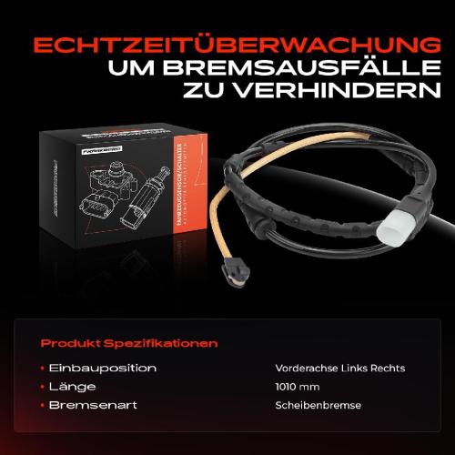 1x Warnkontakt Bremsbelagverschleiß Vorderachse für BMW Z4 Roadster E89 18i-35i 2010-2016 Bild 1x Warnkontakt Bremsbelagverschleiß Vorderachse für BMW Z4 Roadster E89 18i-35i 2010-2016
