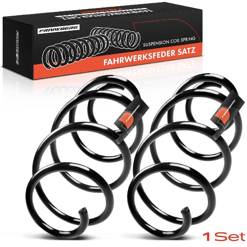 Frankberg 2x Fahrwerksfeder Vorderachse für Peugeot RCZ 2.0L 2010-2015