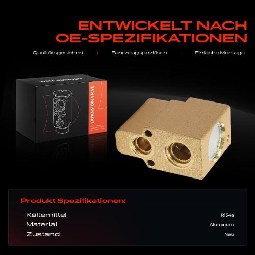 1x Expansionsventil Klimaanlage für VW Golf 3 4 Polo Passat New Beetle Audi A3 TT Bild 1x Expansionsventil Klimaanlage für VW Golf 3 4 Polo Passat New Beetle Audi A3 TT