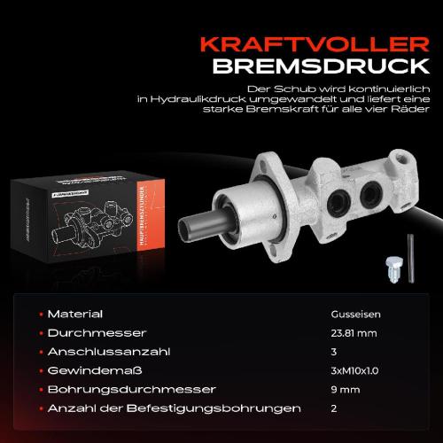 1x Hauptbremszylinder Bremszylinder für Toyota Yaris NCP1 NLP1 SCP1 1.0L 1.3L 1.4L Bild 1x Hauptbremszylinder Bremszylinder für Toyota Yaris NCP1 NLP1 SCP1 1.0L 1.3L 1.4L