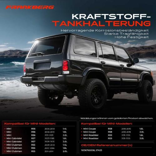 2x Tankbänder Tankband für MINI R56 R57 R55 R58 R59 Bild 2x Tankbänder Tankband für MINI R56 R57 R55 R58 R59