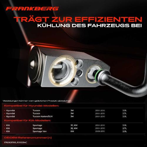1x Expansionsventil Klimaanlage für Hyundai Tucson JM KIA Sportage JE KM 2.0L 2.7L Bild 1x Expansionsventil Klimaanlage für Hyundai Tucson JM KIA Sportage JE KM 2.0L 2.7L