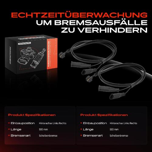 2x Warnkontakt Bremsbelagverschleiß Hinterachse für Porsche 928 4.5L 4.7L 1980-1985 Bild 2x Warnkontakt Bremsbelagverschleiß Hinterachse für Porsche 928 4.5L 4.7L 1980-1985