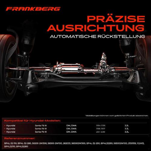 1x Lenkgetriebe Servolenkgetriebe für Hyundai Santa Fé III DM DMA 3.3L Bild 1x Lenkgetriebe Servolenkgetriebe für Hyundai Santa Fé III DM DMA 3.3L