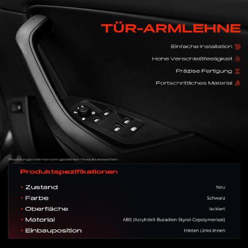 1x Türgriff Innenausstattung Hinten Links für BMW F34 F31 F30 F80 F33 F83 Bild 1x Türgriff Innenausstattung Hinten Links für BMW F34 F31 F30 F80 F33 F83