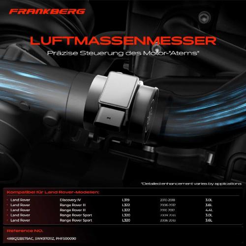 1x Luftmassenmesser für Land Rover Discovery IV L319 Range Rover III L322 Range Rover Sport L320 Bild 1x Luftmassenmesser für Land Rover Discovery IV L319 Range Rover III L322 Range Rover Sport L320