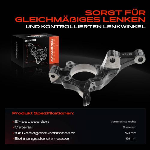 Frankberg 1x Achsschenkel Radaufhängung Vorderachse Rechts für Hyundai Tucson TL TLE AWD Bj ab 2015 Bild Frankberg 1x Achsschenkel Radaufhängung Vorderachse Rechts für Hyundai Tucson TL TLE AWD Bj ab 2015