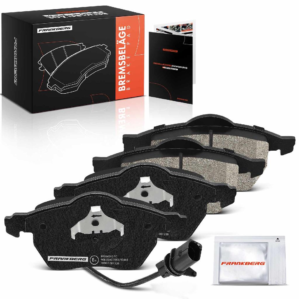 4x Bremsbeläge Vorderachse für Audi A4 Avant Cabriolet A6 Seat Exeo ST Skoda Superb I VW Passat Variant