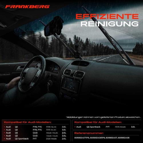 2x Wischerarm Scheibenwischer Vorne für Audi Q5 Sportback FYB FYG FYT 2.0L 3.0L Bild 2x Wischerarm Scheibenwischer Vorne für Audi Q5 Sportback FYB FYG FYT 2.0L 3.0L