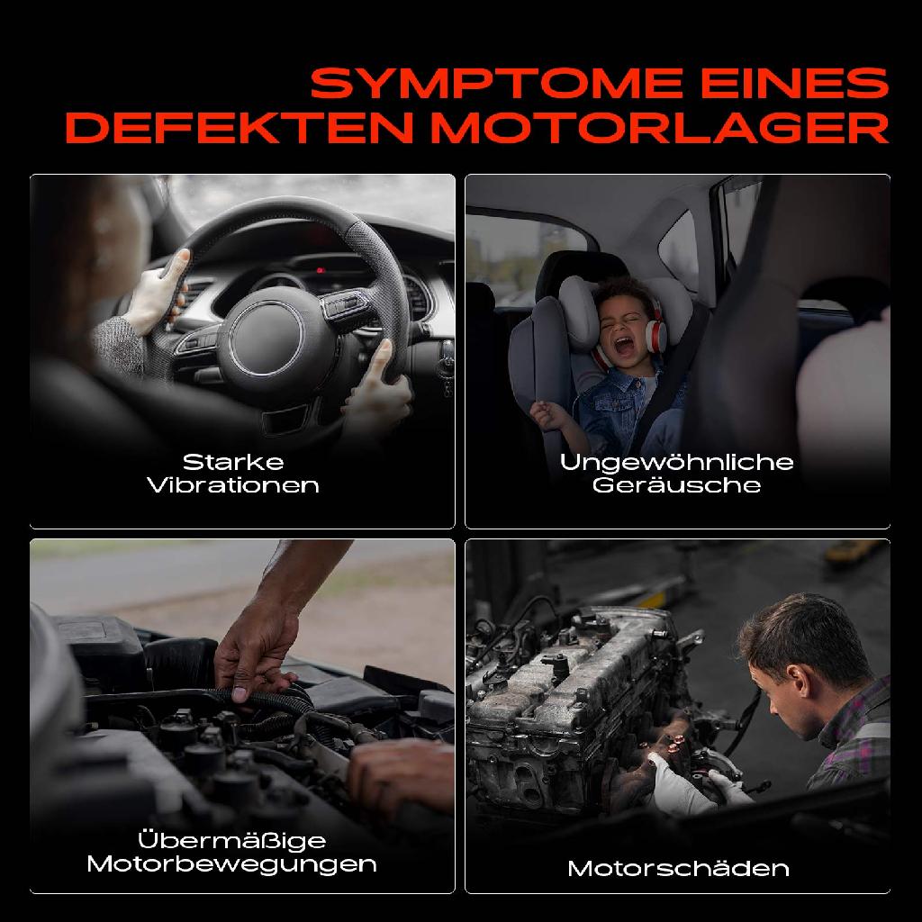 2x Motorlager Vorne und Hinten für Hyundai Accent II LC 1.6L