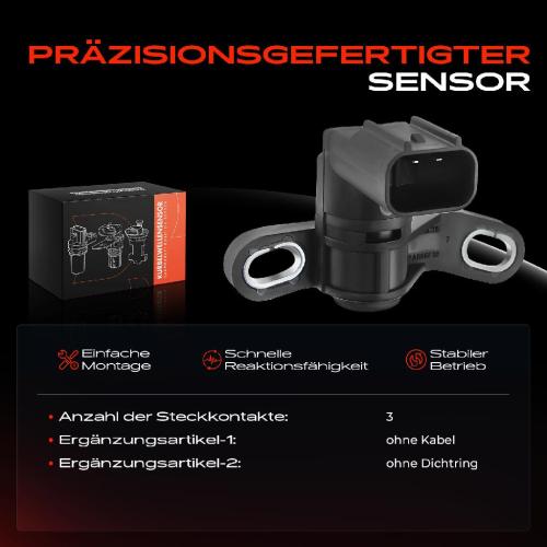 1x Kurbelwellensensor Impulsgeber für Mazda 3 5 6 GG GH GY CX-7 ER MX-5 III NC 1.8L 2.0L 2.5L Bild 1x Kurbelwellensensor Impulsgeber für Mazda 3 5 6 GG GH GY CX-7 ER MX-5 III NC 1.8L 2.0L 2.5L