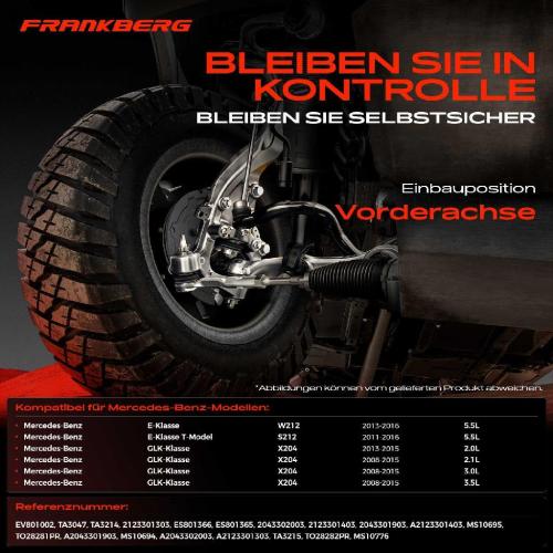 1x Querlenker Satz Vorderachse für Mercedes-Benz E-Klasse T-Model GLK-Klasse 5.5L 2.0L 2.1L 3.0L 3.5L 2008-2016 Bild 1x Querlenker Satz Vorderachse für Mercedes-Benz E-Klasse T-Model GLK-Klasse 5.5L 2.0L 2.1L 3.0L 3.5L 2008-2016