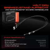 1x Seilzug Feststellbremse Hinterachse beidseitig für Opel Zafira/Zafira Family B A05
