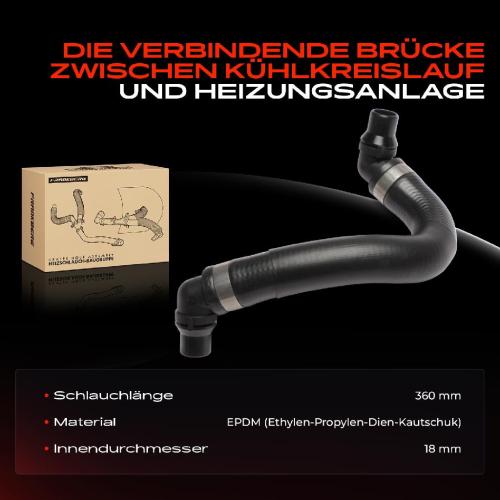 1x Heizungsschlauch Schlauch Wärmetauscher-Heizung für Mercedes-Benz C219 W211 S211 Bild 1x Heizungsschlauch Schlauch Wärmetauscher-Heizung für Mercedes-Benz C219 W211 S211