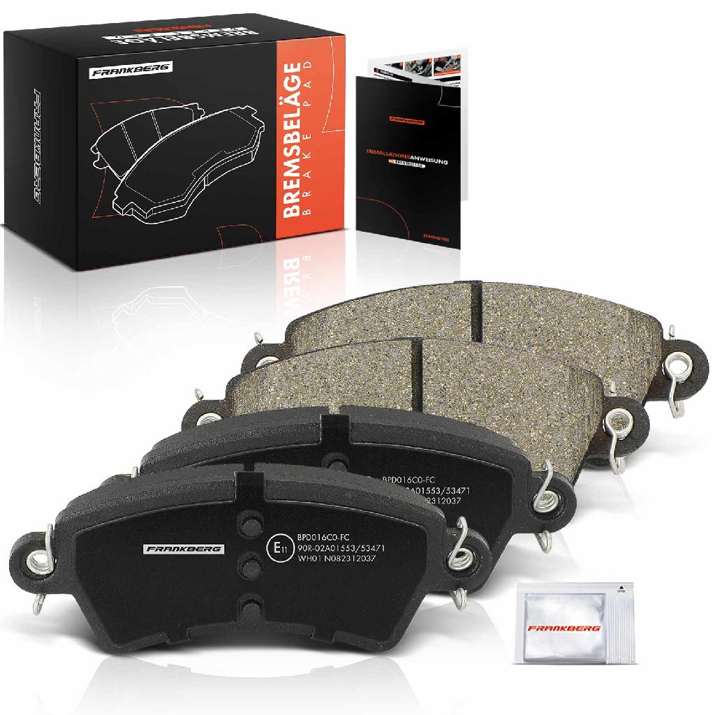 4x Bremsbeläge Vorderachse für Citroën Xsara Break Coupe Peugeot 206 CC Schrägheck 306 Cabriolet
