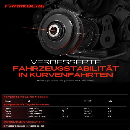 1x Riemenscheibe Kurbelwelle für Toyota Land Cruiser BJ7 HZJ7 J7 J10 J1 J8 Lexus LX Bild 1x Riemenscheibe Kurbelwelle für Toyota Land Cruiser BJ7 HZJ7 J7 J10 J1 J8 Lexus LX