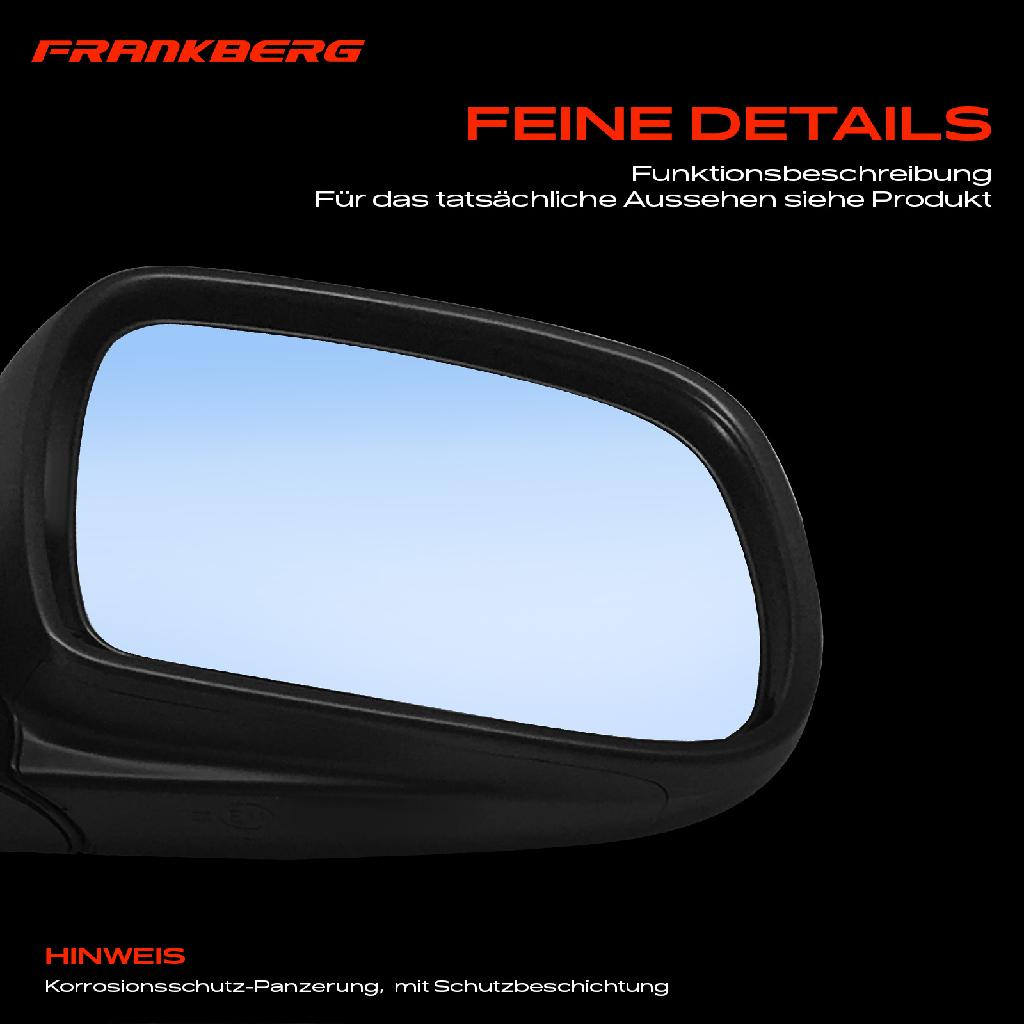 1x Außenspiegel Rechts für Peugeot 307 3A/C 3B 3H 3E 307 2000-2016