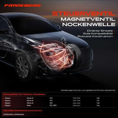 1x Steuerventil Nockenwellenverstellung für Nissan Micra III K12 Note E11 2003-2013 Bild 1x Steuerventil Nockenwellenverstellung für Nissan Micra III K12 Note E11 2003-2013