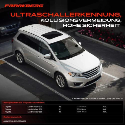 Frankberg 4x Parksensor PDC Sensor Hinten für Toyota Land Cruiser 200 J2 4.5L Bild Frankberg 4x Parksensor PDC Sensor Hinten für Toyota Land Cruiser 200 J2 4.5L