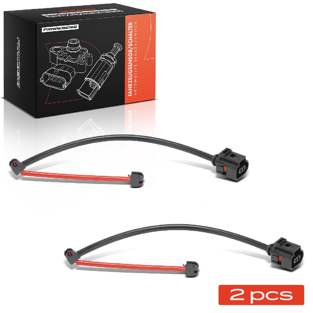 2x Warnkontakt Bremsbelagverschleiß Vorderachse für Porsche 718 Boxster 911 Cayman 992