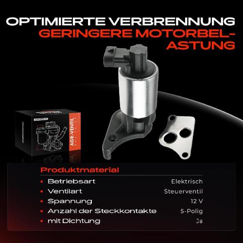 Frankberg 1x AGR-Ventil Abgasrückführungsventil für Opel Astra G Cabriolet Caravan CC Coupe Stufenheck Vectra B Bild Frankberg 1x AGR-Ventil Abgasrückführungsventil für Opel Astra G Cabriolet Caravan CC Coupe Stufenheck Vectra B