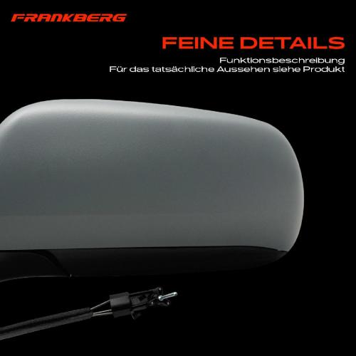 Frankberg 1x Außenspiegel Links für Skoda Fabia I 6Y2 Combi 6Y5 Stufenheck 6Y3 1999-2008 Bild Frankberg 1x Außenspiegel Links für Skoda Fabia I 6Y2 Combi 6Y5 Stufenheck 6Y3 1999-2008