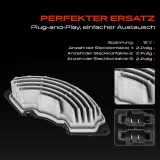 1x Widerstand Vorwiderstand Gebläsemotor für Citroën Berlingo C3 C4 Fiat Peugeot