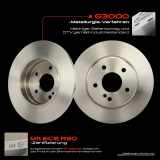 2x Bremsscheiben Hinterachse für Mercedes-Benz W202 W203 CL203 S203 CL203 C208 C209 1994-2098